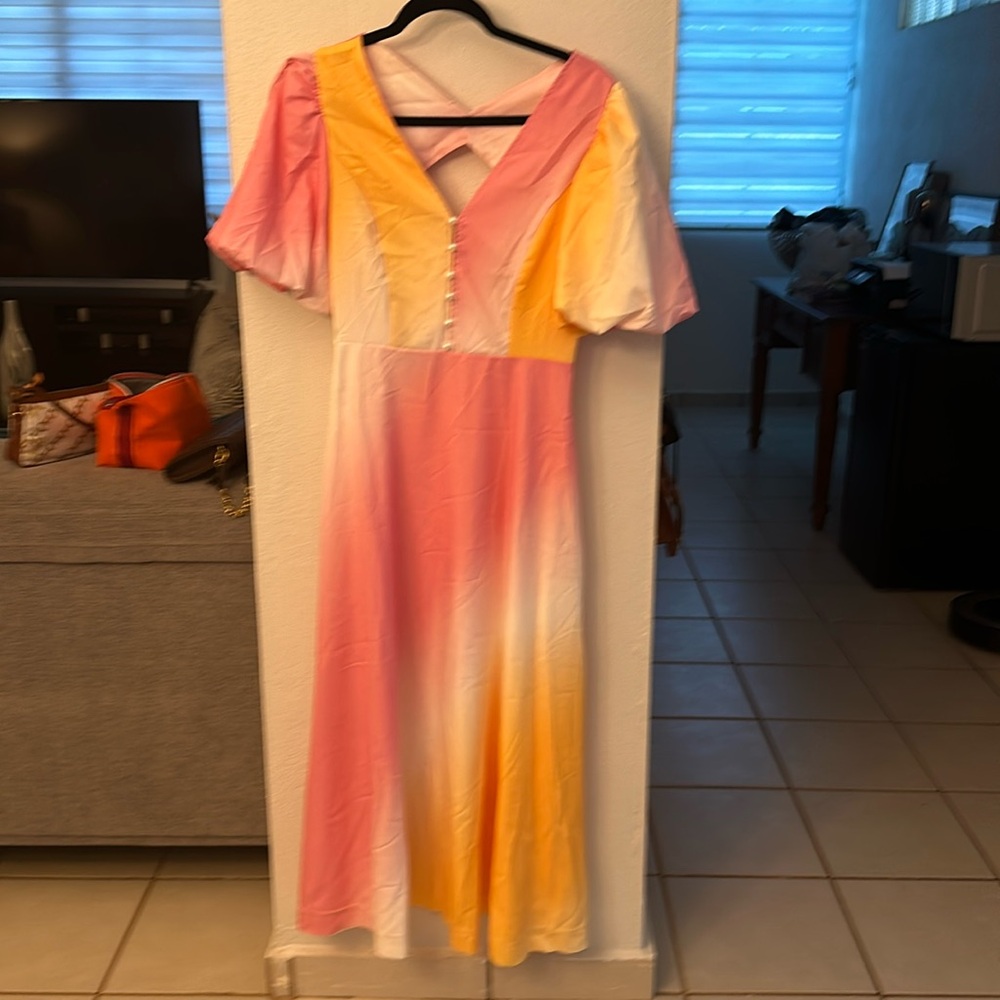 Rainbow princess style dress